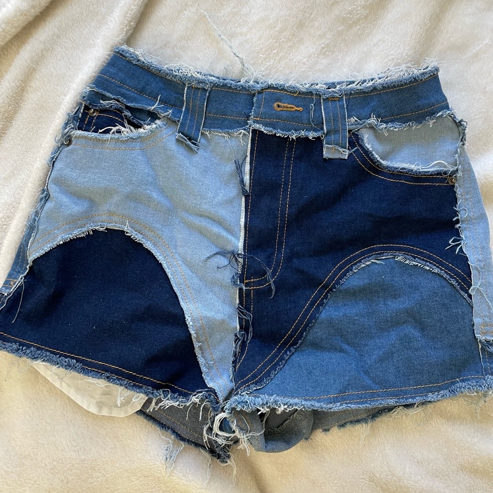 Fashion Nova reworked denim shorts